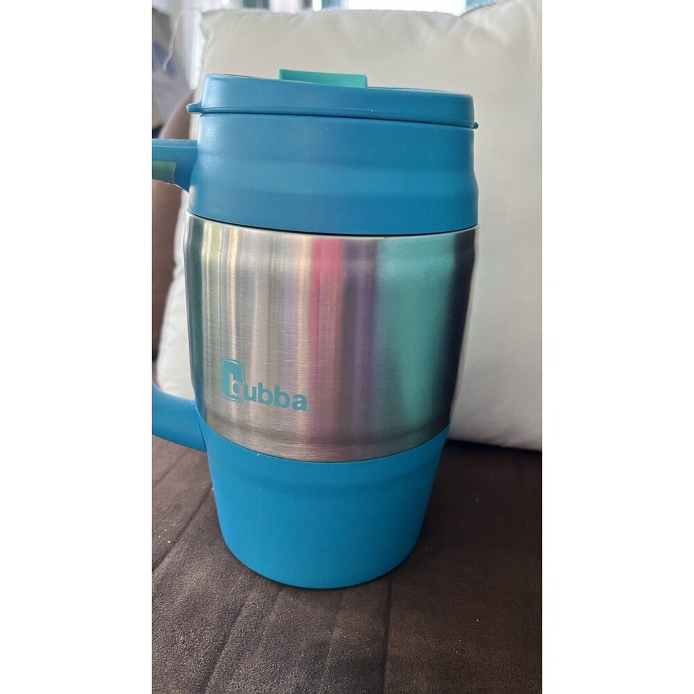 Bubba Keg 34oz Travel Mug Teal & Mint Stainless Steel Insulated Cup Hot Cold